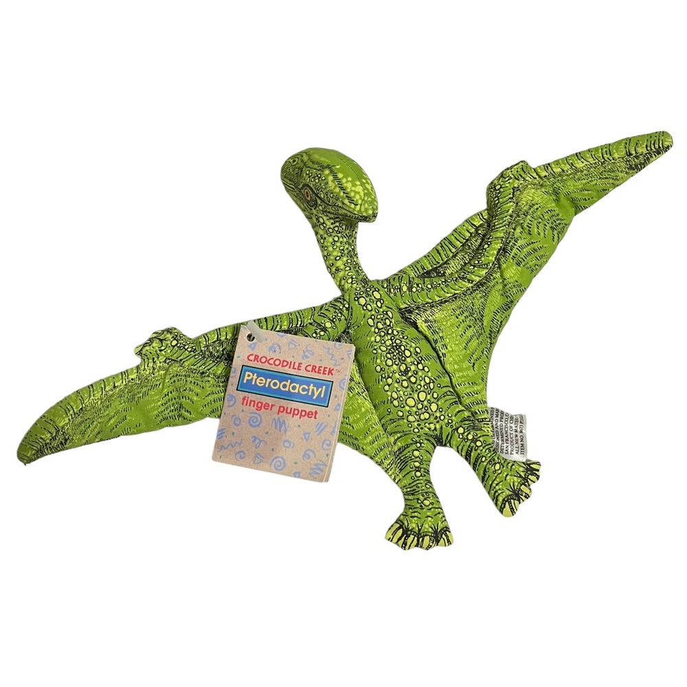 NWT Crocodile Creek Pterodactyl Finger Puppet 1993